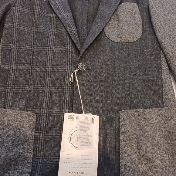NWT Manuel ritz blazer jacket color block size 46it - Picture 3 of 4